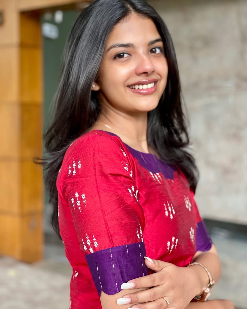 Berry Plum Kurti